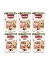 ANIMONDA Cat Carny Adult smak: kurczak, indyk i serca kaczki 6x400g