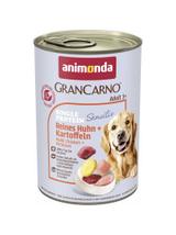 ANIMONDA GranCarno Sensitiv  Adult Dog smak: Kurczak + ziemniaki  6x400g