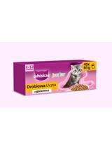 WHISKAS Junior Drobiowa uczta w galaretce - mokra karma dla kota - 160x85g