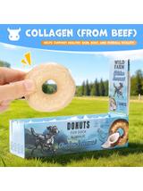 WILD FARM donut kolagenowy z kurczakiem i kokosem 7cm 50g przysmak dla psa
