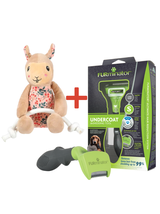 FURMINATOR dla psów długowłosych - Small + Zabawka dla psa GRATIS!