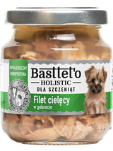 Basttet'o Holistic filet cielęcy w galarecie dla szczeniąt 130g