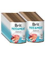 BRIT PATE & MEAT SALMON 18x800g