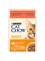 PURINA Cat Chow Adult Karma dla kotów z wołowiną i bakłażanem w galaretce 10x85g