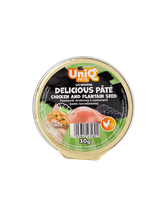 UNIQ PETS KARMA MOKRA DLA KOTA ROYAL BEEF pasztecik drobiowy z babką płesznik 30 g x 8 szt