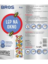 BROS Lep na okno 4szt.
