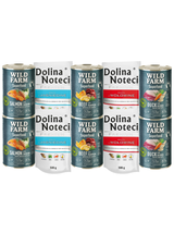 Dolina Noteci 4x500g + WILD FARM Superfood 6x400g Mix Smaków