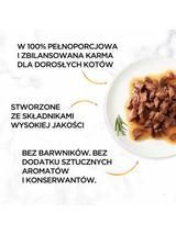 Purina Gourmet Gold Sauce Delight z wołowiną 72x85g