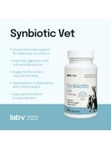 Lab-v Synbiotic Vet – Wsparcie zdrowia układu pokarmowego i mikroflory jelitowej dla psów i kotów 45 kapsułek