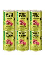 WILD FARM Premium Grain Free Beef and Tuna 6x400g  - bezzbożowa karma dla kota
