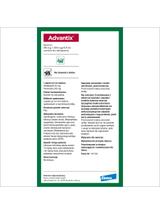 Advantix - dla psów do 4kg (4 pipety x 0,4ml)+ Cestal Dog Plus tabletki na odrobaczanie psów 2 sztuki