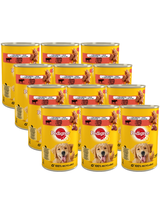 PEDIGREE Adult mokra karma pełnoporcjowa dla dorosłych psów, z wołowiną w galaretce12x400g