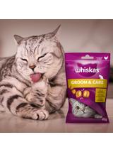 WHISKAS Zdrowy Blask 45g - przysmak dla kota, z kurczakiem