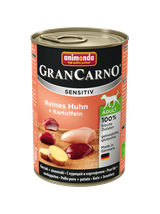 ANIMONDA GranCarno Sensitiv  Adult Dog smak: Kurczak + ziemniaki  6x400g