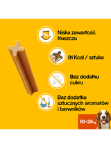 PEDIGREE DentaStix (średnie rasy) przysmak dentystyczny dla psów 3 szt. - 77g