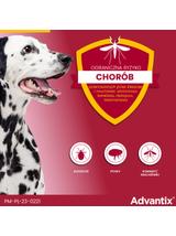 Advantix - dla psów 10-25kg (4 pipety x 2,5ml)