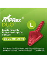 FIPREX DUO L 268 mg + 241,2 mg roztwór do nakrapiania dla psów