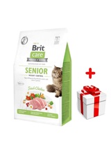 BRIT Care Cat Grain-Free Senior Weight Control 400g + niespodzianka dla kota GRATIS!