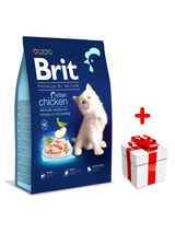 BRIT Premium By Nature Kitten 1,5kg + niespodzianka dla kota GRATIS!