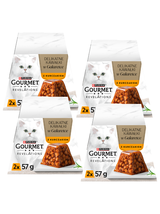 GOURMET Revelations Delikatne Kawałki w Galaretce z Kurczakiem 8x57g (4x2x57g)