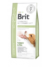Brit gf veterinary diets dog Diabetes 12kg