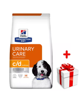 HILL'S PD Prescription Diet Canine c/d Urinary Care 12kg + niespodzianka dla psa GRATIS!
