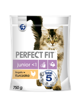 PERFECT FIT (Junior) 6x750g Bogaty w kurczaka - sucha karma dla kota