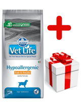 FARMINA Vet Life Dog Hypoallergenic Fish & Potato 12kg + niespodzianka dla psa GRATIS!