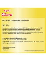 INABA  Churu dla kota - mix z kurczakiem i wołowiną 20x14g