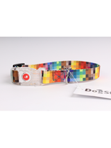 DogStuffs Obroża z klamrą LED 20mm/20-35cm piksele