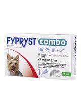KRKA Fypryst Combo krople na pchły i kleszcze dla psa 2-10 kg 67 mg/0,67ml 3 szt.
