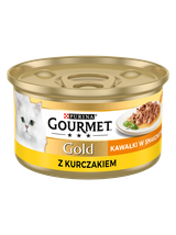 Purina Gourmet Gold Sauce Delight z kurczakiem 72x85g