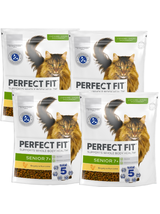 PERFECT FIT (Senior 7+) 4x750g Bogaty w kurczaka - sucha karma dla kota starszego