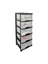 Curver Regał do przechowywania (5 x 20L) czarny