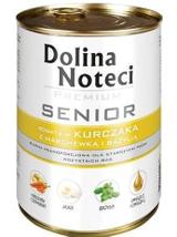 Dolina Noteci PREMIUM Senior Kurczak z marchewką i bazylią 6 x 400g