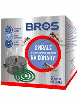 BROS - Spirale na komary z dekoracyjną osłonką 6szt.