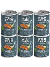 WILD FARM Superfood Salmon 6x400g bezzbożowa karma dla psa