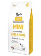 BRIT CARE Mini Grain-Free Hair&Skin 7kg + niespodzianka dla psa GRATIS!