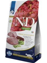 Farmina N&D Quinoa feline WEIGHT MANAGEMENT LAMB 1,5kg