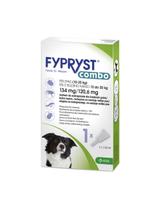 KRKA Fypryst Combo krople na pchły i kleszcze dla psa 10-20 kg 134mg/1,34ml 1 pipeta