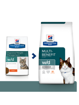 HILL'S PD Prescription Diet Feline w/d 1,5kg/ / Opakowanie uszkodzone (7737) !!!!