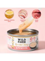 WILD FARM Special Soup 6x80g Appetite – aromatyczna zupka - wsparcie prawidłowego nawodnienia