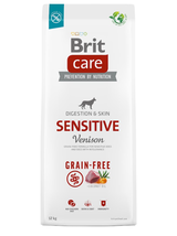 BRIT CARE Grain-free Sensitive Venison 12kg/ opakowanie uszkodzone (9537,9595,9545)!!