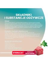 PURINA ONE Bifensis Sterilcat Karma dla kotów dorosłych bogata w wołowinę 6x1,1 kg