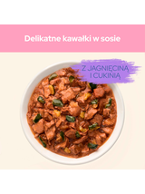 CAT CHOW Kitten Karma dla kociąt z jagnięciną i cukinią w sosie 10x85g
