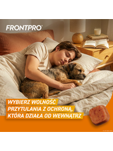 Frontpro tabletki na pchły i kleszcze M 28,3mg 4-10kg 1 TABLETKA