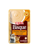 INABA  Cat Ciao Bisque - karma uzupełniająca dla kota o smaku kurczaka 40g
