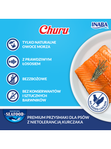 INABA Dog Churu (fish based) salmon 4x14g (56g)