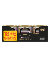 PRO PLAN Adult Delicate Mokra karma dla kota mus z indykiem 24x85g