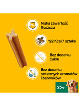 PEDIGREE DentaStix (duże rasy) przysmak dentystyczny dla psów 56 szt. - 8x270g